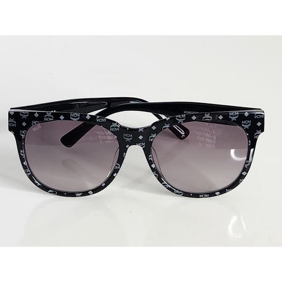 MCM Cat Eye Women\'s Sunglasses Black Visetos Gray Radiant MCM633SAN-006 main image 8